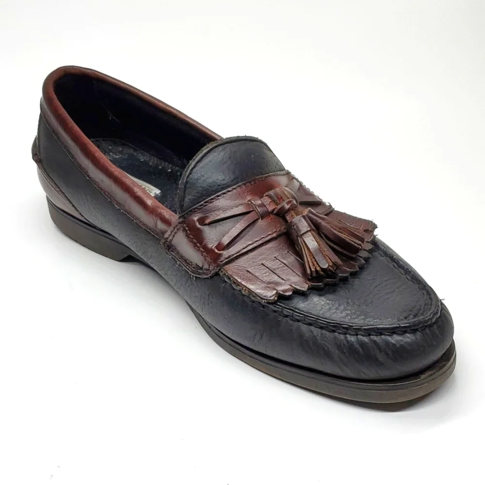 FREEMAN DDF Bert Leather Tassle Loafers EUC